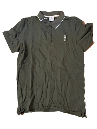 Jack & Jones Poloshirt Herren Kurzarm Baumwolle Freizeit Oliv M