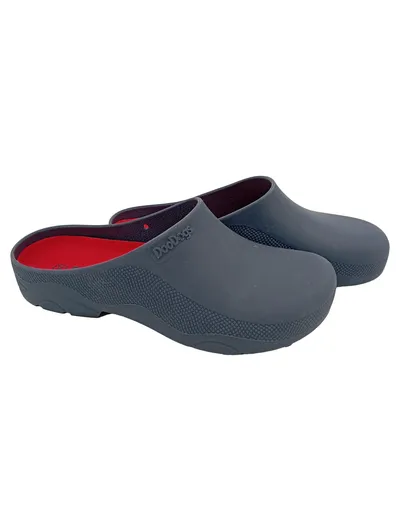 DOODOGS Kinder Hausschuhe Clogs Grau Gr. 36/37 Pantoletten