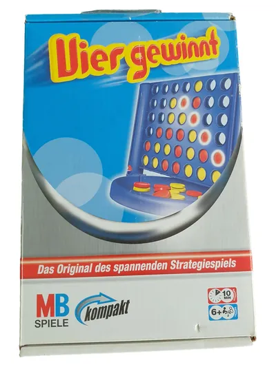 MB Spiele Vier Gewinnt Brettspiel Kinder ab 6 Jahre Strategie Gesellschaftsspiel