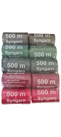 alzetta Syngarn Allesnähfaden Nähgarn Set 10x 500m Mehrfarbig Polyester 1