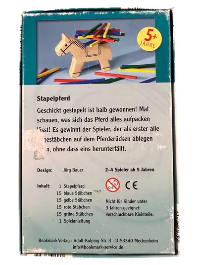 Ravensburger Stapel-Pferd Holz Stapelspiel Kinder Geschicklichkeit Mehrfarbig