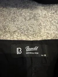Brandit Cargo Shorts Herren Schwarz M W32 Bermuda Kurze Hose Baumwolle 5