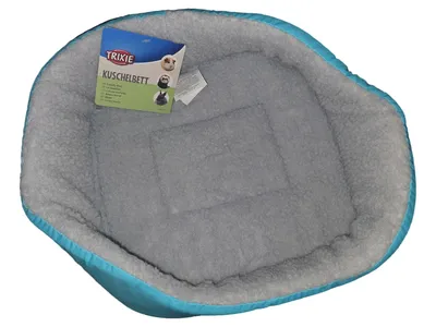 Trixie Kuschelbett Blau Grau Katzenbett Katzenspielzeug