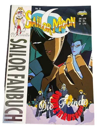 Sailor Moon Die Feinde Offizielles Fanbuch Nr. 8 Anime Zeitschrift Sammlerstück