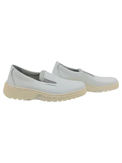 ABEBA Herren Arbeitsschuhe Slipper Weiß Gr. 42 Berufsschuhe Küche Pflege