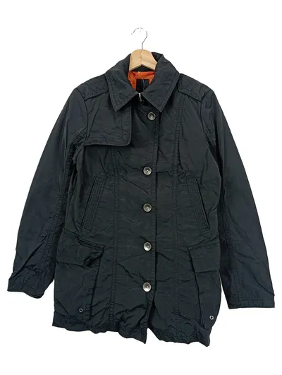 CINQUE Damen Outdoorjacke Gr. 38/M Schwarz Klassisch Elegant