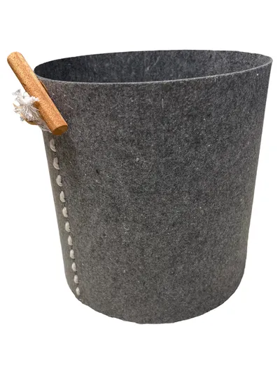 Oohh Collection Aufbewahrungskorb Filz Grau Modern Outdoor Friendly