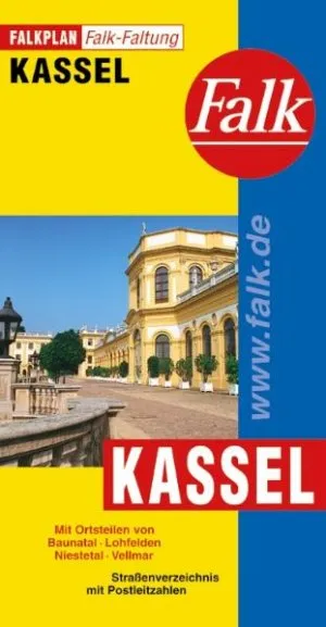 Falk Reiseführer Kassel Stadtplan Ortsteile Straßenverzeichnis