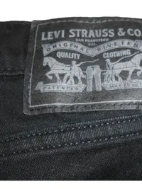 Levi's Damen Cut-Off Shorts Jeans Fransen Schwarz W30 L30 Baumwolle 4