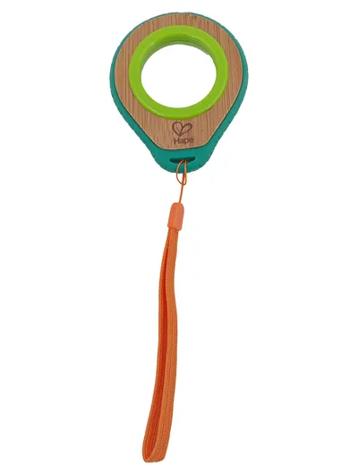 HAPE Kinder Lupe Grün Holz Entdecker Spielzeug