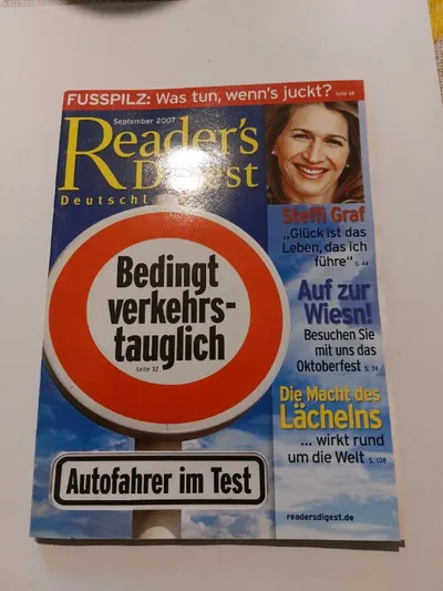 Reader's Digest Deutschland Sep 2007 Steffi Graf Oktoberfest Magazin
