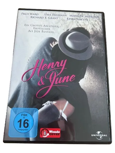 Henry & June Uma Thurman Fred Ward DVD Erotikdrama ab 16 Deutsch