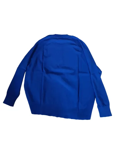 edc by Esprit Damen Pullover Gr. L Blau Baumwolle Rundhals Basic