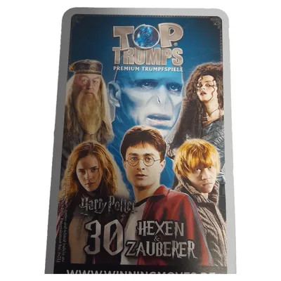 Winning Moves Harry Potter Top Trumps Kartenspiel Hexen & Zauberer