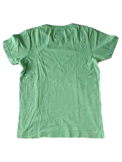 Jack & Jones Herren T-Shirt Gr. M Grün Print Casual Baumwolle