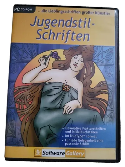 dtp entertainment Jugendstil-Schriften PC Designsoftware TrueType Fonts