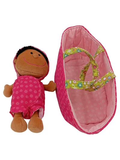 LILLIPUTIENS Puppe & Babytrage Rosa Puppenzubehör Kinder Spielzeug