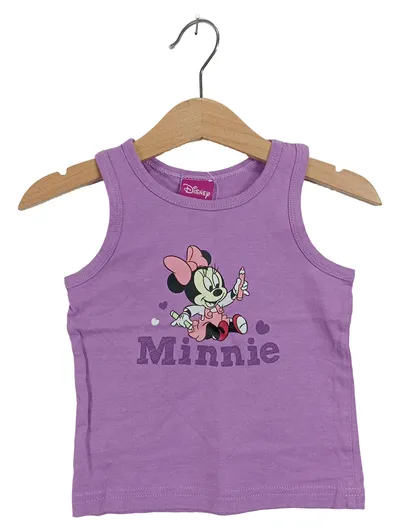 Disney Minnie Maus Baby Top Mädchen Gr. 86 Lila Baumwolle