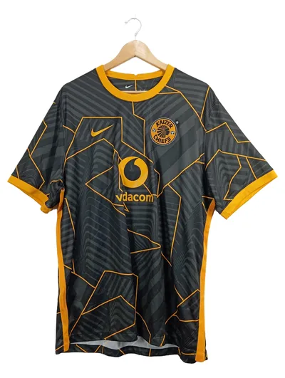Nike Kaizer Chiefs Herren Fußball Trikot Gr. 42;XXS Schwarz Polyester