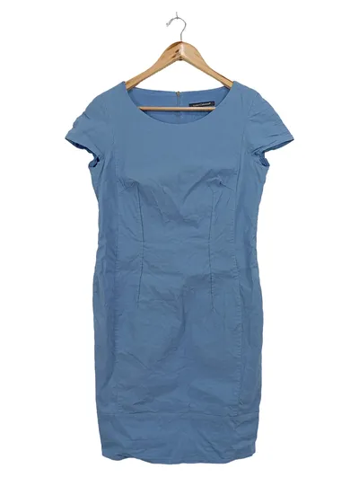 LUISA CERANO Businesskleid Damen Gr. 38/M Blau Elegant Klassisch Etuikleid