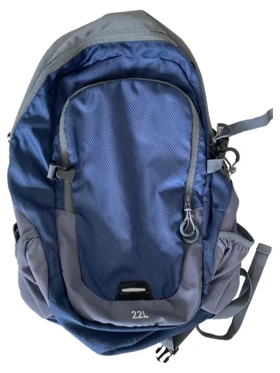 HALFAR® Trekkingrucksack 22L Wanderrucksack Blau Grau Outdoor