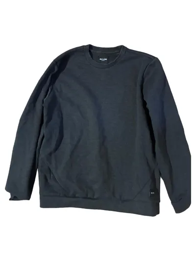 ONLY & SONS Herren Sweatshirt Rippstrick Meliert Grau Gr. L 50
