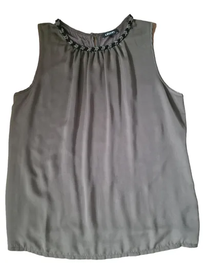 Olsen Bluse Damen Grün Gr. 38;M Casual Viskose ärmellos