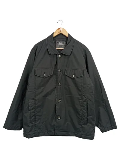 LERROS Steppjacke Herren Grau Gr. 50/M Casual Baumwolle Polyester Freizeit