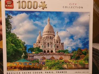 King Puzzle 1000 Teile Basilica Sacre Coeur Paris Frankreich City Collection