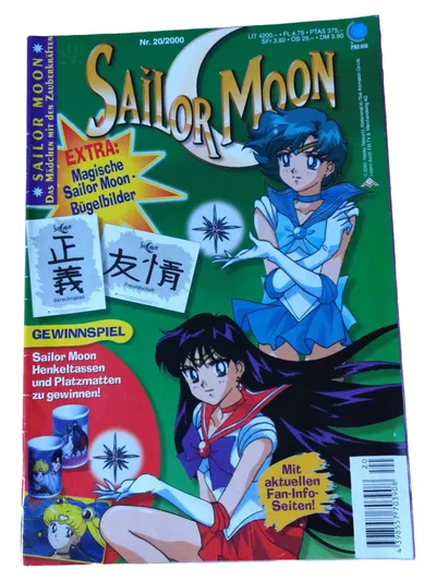 Sailor Moon Zeitschrift Nr. 20/2000 Bügelbilder Jugendzeitschrift Japan
