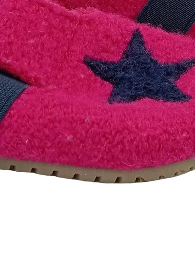 JAKO-O Hausschuhe Kinder Mädchen Gr. 22 Pink Sterne Filz Warm