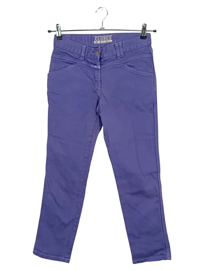 CLOSED Damen Jeans Wide Fit Lila Gr. W31/40/L 100% Baumwolle