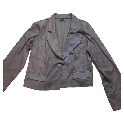 OPHILIA Damen Blazer Jacke Gr. 38 Braun Casual