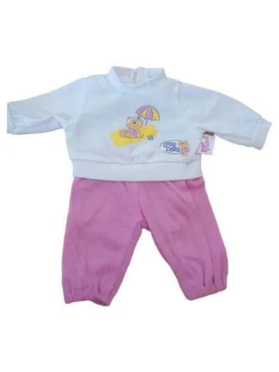 CHOU CHOU Puppenkleidung Set Shirt Hose Grafisch Tiermotiv Mehrfarbig