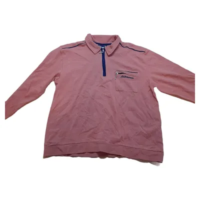 Catamaran Herren Langarmshirt Gr. 54/XXL Rosa Casual Baumwolle