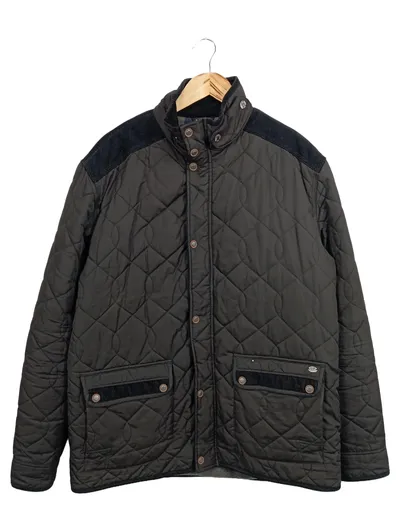 NEXT Herren Steppjacke Gr. 54/XL Schwarz Klassisch Streetwear