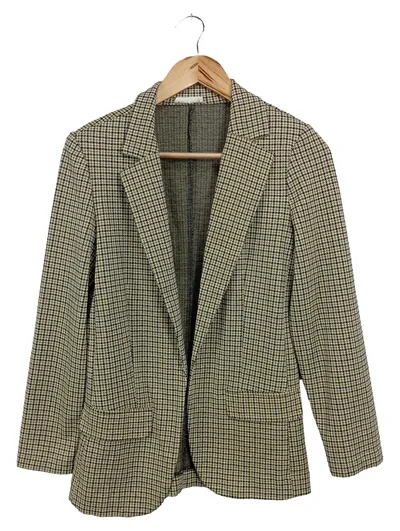 CACHé CACHé Damen Blazer Gr. 36/S Beige Kariert Klassisch Business Elegant