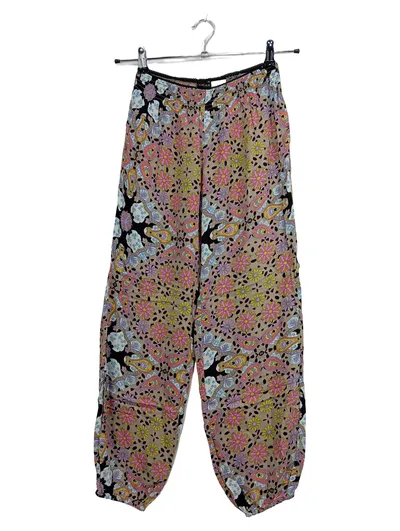 LASCANA Damen Stoffhose Haremshose Gr. 34 Paisley Boho Viskose