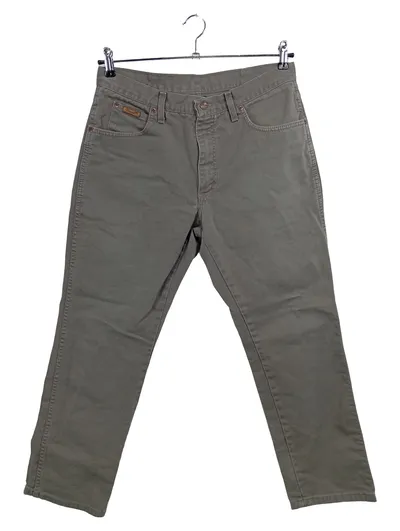 WRANGLER Herren Jeans Regular Fit W33/L30 Grau Casual