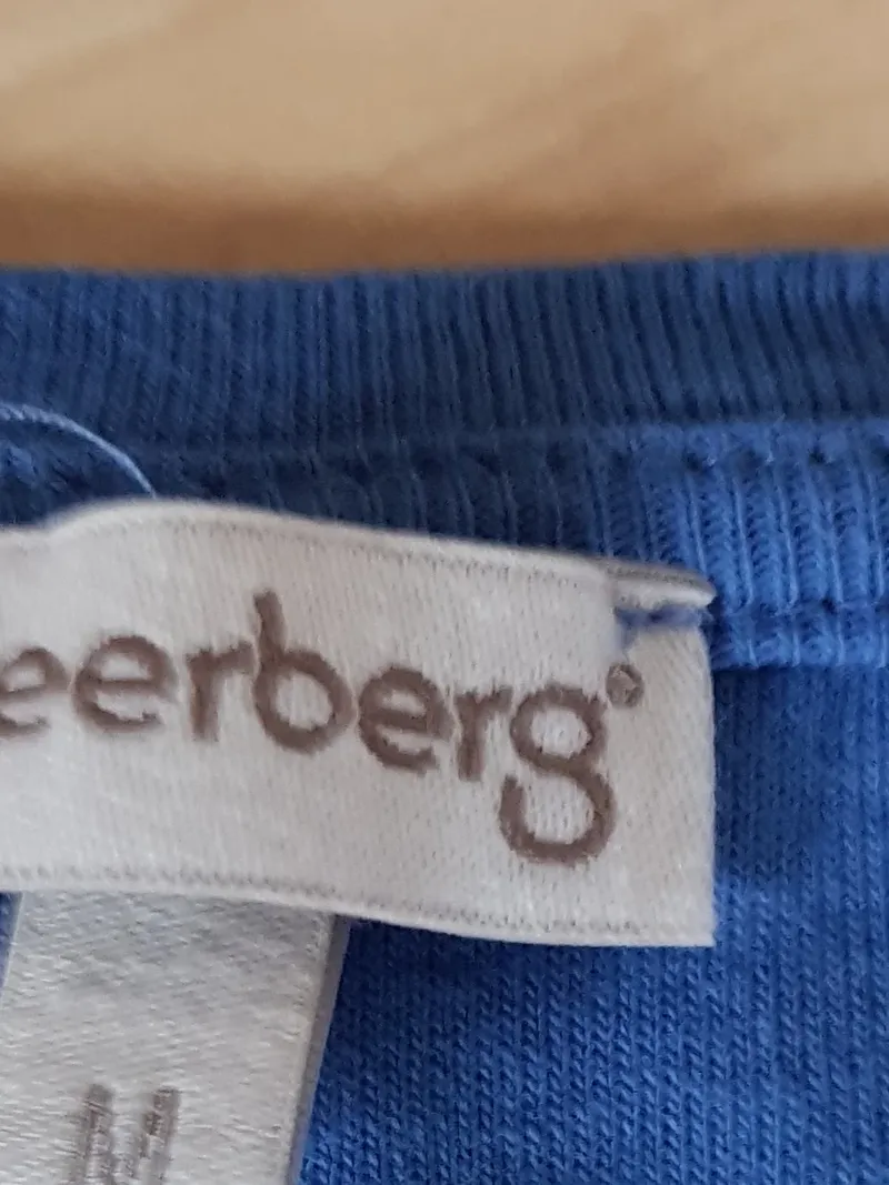 Deerberg Damen Tanktop Blau Gr. M Basic Baumwolle Ärmellos 5