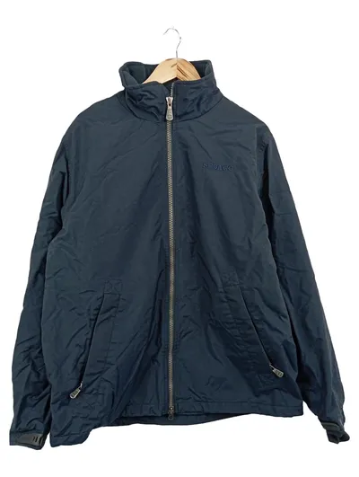 SEBAGO Outdoorjacke Herren Blau Gr. 54/XL Kapuze Reißverschluss Nylon