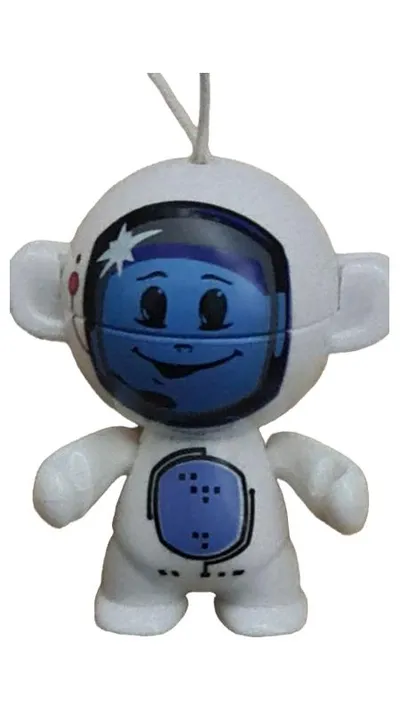 MPG Astronaut Affe Figur Anhänger Sammlerstück Weiß Blau Spielzeug