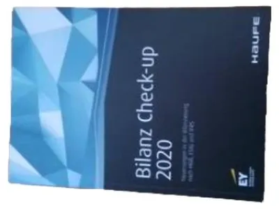Haufe Bilanz Check-up 2019/2020 Fachbuch HGB EStG IFRS Wollmert