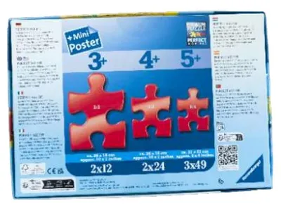 Ravensburger Peppa Pig Puzzle 2x12 Teile ab 3 Jahre Kinderpuzzle NEU