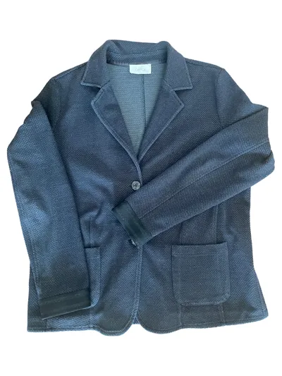 Cartoon Damen Blazer Jacke Gr. 44 Schwarz Casual Strukturmuster