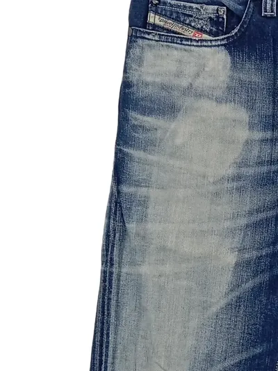 Diesel Herren Jeans Regular Fit W33 L33 Blau Used Look Denim