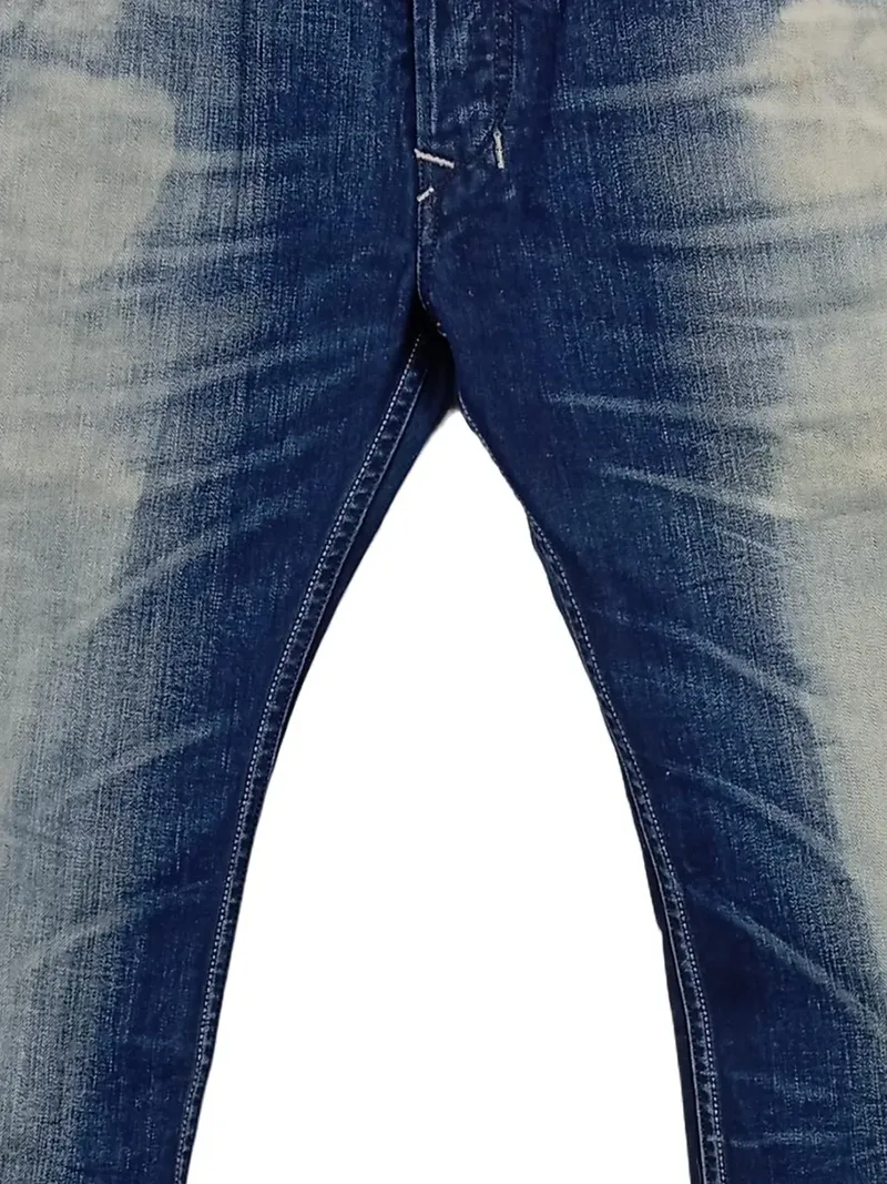 Diesel Herren Jeans Regular Fit W33 L33 Blau Used Look Denim 3