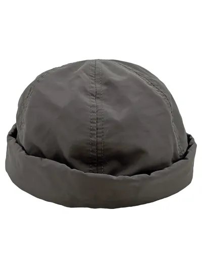ZARA Docker Cap Mütze Herren Grau One Size Brimless Hat Urban