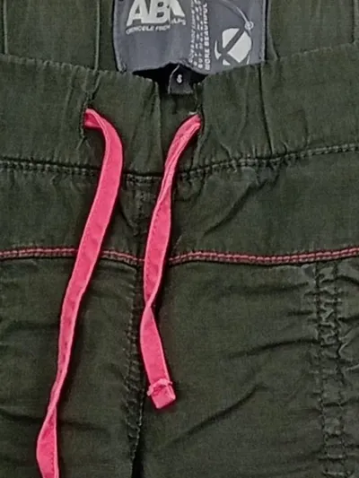 ABK Damen Capri Hose Outdoor Kletterhose Oliv Gr. S/36 Baumwolle