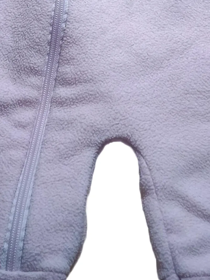 Baby Annabell Strampler Overall Puppenkleidung Rosa Kapuze Reißverschluss 2